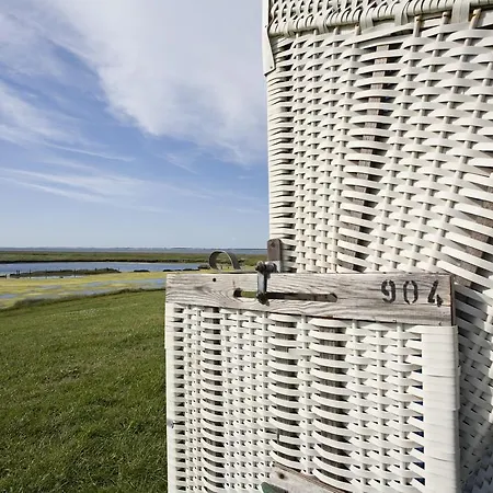 Anker's Hoern - & Restaurant Auf Der Hallig Szálloda Langeneß